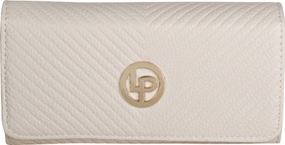 

Lino Perros Women Casual White Artificial Leather Wallet(2 Card Slots), Beige