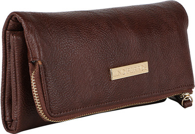 

Lino Perros Women Casual Brown Artificial Leather Wallet(2 Card Slots)