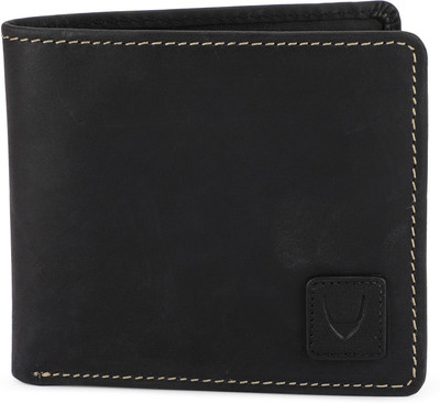 

Hidesign Men Black Genuine Leather Wallet(7 Card Slots)