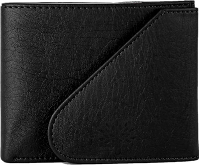 

COST TO COST Men Casual Black Genuine Leather Wallet(8 Card Slots)