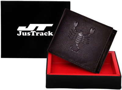 

JusTrack Men Casual Brown Genuine Leather Wallet(1 Card Slot)