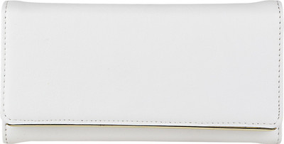 

Lino Perros Women Casual White Artificial Leather Wallet(2 Card Slots)