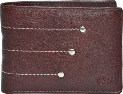 

CLOUD WOODS Men Brown Genuine Leather Wallet(8 Card Slots), Brown_309
