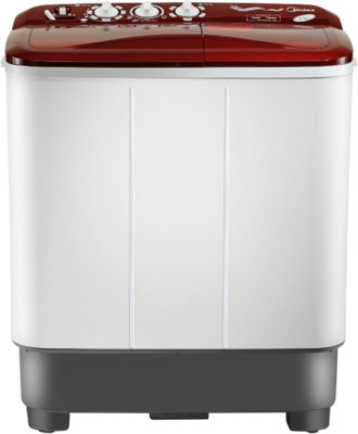Midea 6.5 kg Semi Automatic Top Load Washing Machine Red, Grey, White(MWMSA065AZ1)