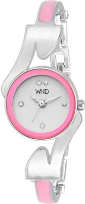 Wishndeal Women's Pink Small Dial with Metallic Strap W1153 Pink Dial with Metallic Strap W1153 Watch - For Girls