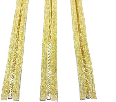 Trendz Handpicked 08-BYXS-9HC7 Gold Zinc Alloy Airtight Zipper( )