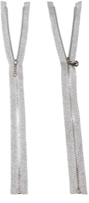 

Trendz Handpicked 1C-DGNF-6HXI Silver Zinc Alloy Airtight Zipper( )