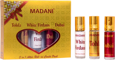 20 OFF on Madani Tohfa 3 In 1 Attar Combo 3Pcs of 6ml Floral