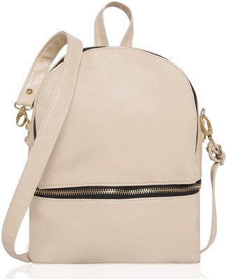 

Kleio Small Beautiful Travel Backpack for Girls 5.5 L Backpack(Beige)