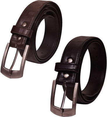 

Cyclone Men Casual Brown Artificial Leather Belt, Multicolor