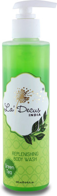 

La'Decus Replenishing Green Tea Body Wash 250ml/8.45 fl.oz-PARABEN FREE Luxury Body Wash for men and women(250 ml)