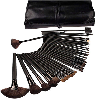 

DRQ Makeup Brushes-Make Up Eye Shadow, Blush, Concealer Brush Set 32 Pieces Cosmetics Brushes Kit with make up case Pouch(Pack of 32)