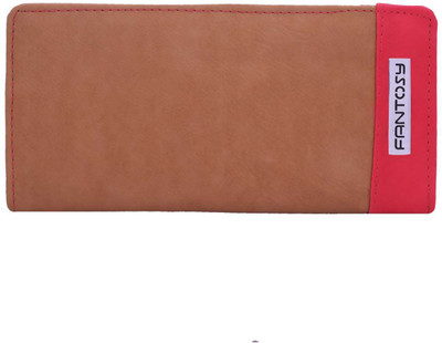 

Fantosy Women Casual Beige Artificial Leather Wallet, Beige and pink