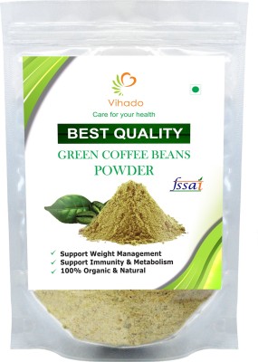 

VIHADO 100% Natural Green Coffee Bean Powder For Weight Management - (Pack of 1) Instant Coffee 250 g