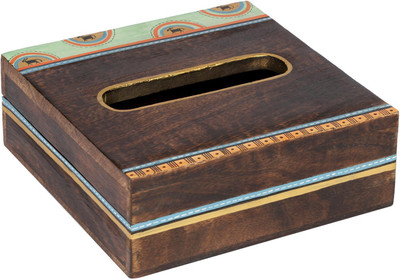 

Artysta 1 Compartments Wooden Napkin Holder(Brown)
