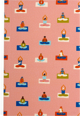 

The Art People A5 Notebook(Power Yoga Ruled Notebook, Pink)