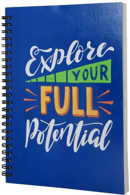 

Flipkart SmartBuy A5 Notebook(Explore Your Potential Motivational Quote Softbound Diary, Green,Yellow,Orange,Blue,White)