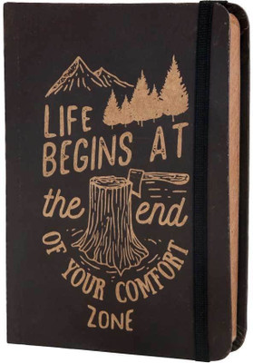 

Flipkart SmartBuy A6 Notebook(Life begins at the end of the Comfort Zone, Brown)