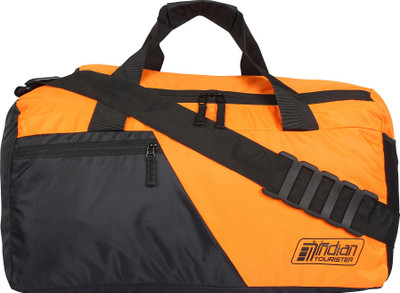 

Indian Tourister (Expandable) travel bag Gym Bag(Black, Orange)