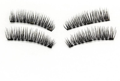 

CGT 3D Magnetic Eyelashes Reusable Fake Eyelashes Handmade False Eyelashes Without Glue Eyelash for Round Eyes & Deep Set Eyes(Pack of 2)