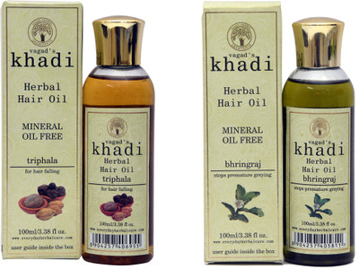 

Khadi Mineral Oil Free Hair Oil Combo Hair Oil(200 ml)