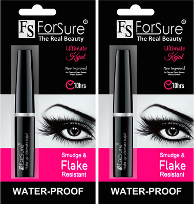 

Forsure Water Proof & Smudge Proof Ultimate Black Kajal(Black, 2 g)