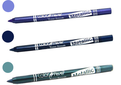 

Color Fever shocking color kajal(purple, party blue, light green)