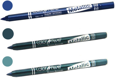 

Color Fever shocking color kajal(navy blue, dark green, light green)