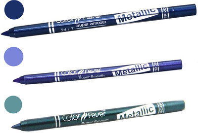

Color Fever shocking color kajal(navy blue, purple, light green)