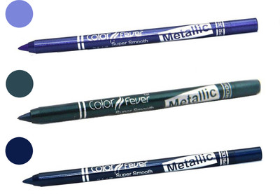 

Color Fever shocking color kajal(purple, dark green, party blue)