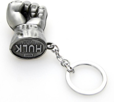 

Jakha Hulk Silver Metallic Locking Key Chain Keyring for Men Women Boys Girls Car | Bike | Home | Shop Key Chain (Silver) Key Chain