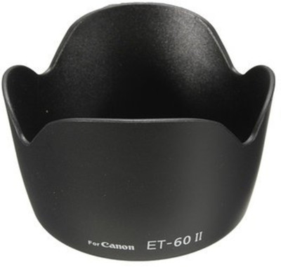 

ss Camera Flower Lens Hood for Canon Eos Camera Lens Et 60 Replacment 18-55Mm 55-250Mm Lens Hood(55, Black)