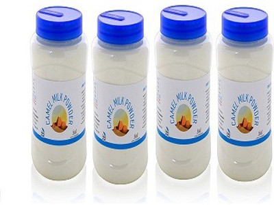 

Nutra Vita Camel Four Units of 500 G Each (Freeze Dried,Gluten Free, No Additives, No Preservatives) Packed in Reusable PET Bottles Flavored Milk Powder(200 g, Pack of 4)