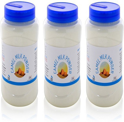 

Nutra Vita Camel Three Units of 100 G Each (Freeze Dried,Gluten Free, No Additives, No Preservatives) Packed in Reusable PET Bottles Flavored Milk Powder(300 g, Pack of 3)