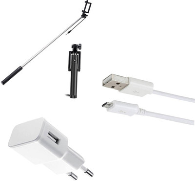 SARVIN Wall Charger Accessory Combo for Lenovo K8 Note(White)