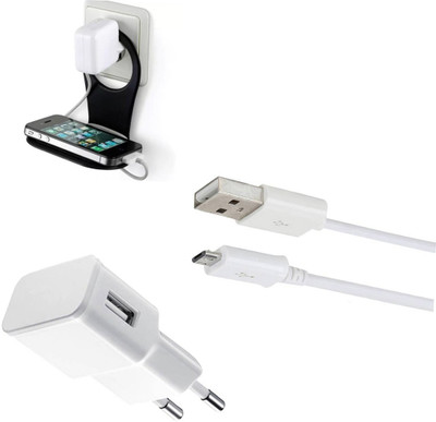 SARVIN Wall Charger Accessory Combo for Lenovo K8 Note(White)