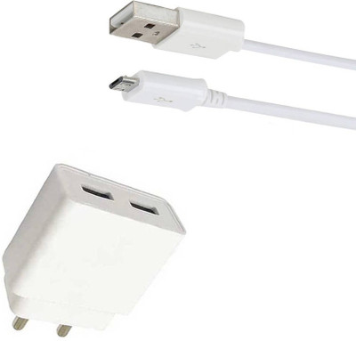 DAKRON Wall Charger Accessory Combo for Vivo V7(White)