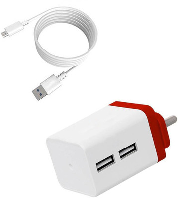 DAKRON Wall Charger Accessory Combo for Infinix Hot S3(White)