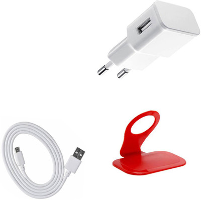 DAKRON Wall Charger Accessory Combo for Yu Yunique 2(White)