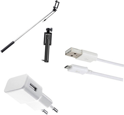DAKRON Wall Charger Accessory Combo for iVooMi Me3S(White)
