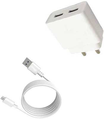 DAKRON Wall Charger Accessory Combo for Lenovo K8 Plus(White)