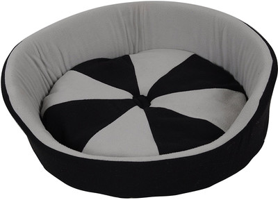 

Aayra pet house Wheel-01 S Pet Bed(Grey, Black)