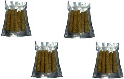 

SAWAY Healthy Kabab Chicken Flavor Standard Zip Pack of 4 (1900 Gram Pieces Of 52) Chicken Dog Chew(1900 g, Pack of 4)