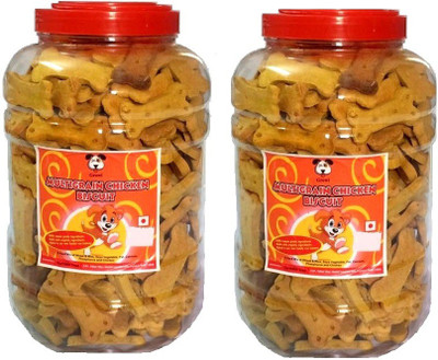 

growl chicken biscuits 5kg Chicken 5 kg Dry Dog Food(Pack of 2)