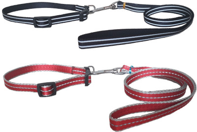 

W9 2 High Quality 116 cm Dog Strap Leash(Red, Black)