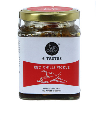 

6 Tastes Red Chilli (No Color & Preservatives) Red Chilli Pickle(220 g)