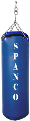 

SPANCO 7.5 Feet Long, SRF - STANDARD Material, Blue Color, Filled with Hanging Chain Hanging Bag(7.5, 90 kg)