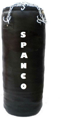 

SPANCO 6.5 Feet Long, PU Material, Black Color, Filled with Hanging Chain Hanging Bag(6.5, 78 kg)