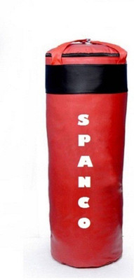

SPANCO 6.5 Feet Long, PU Material, Red and Black Color, Filled with Hanging Straps Hanging Bag(6.5, 78 kg)