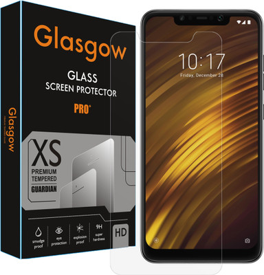 Glasgow Tempered Glass Guard for POCO F1(Pack of 1)